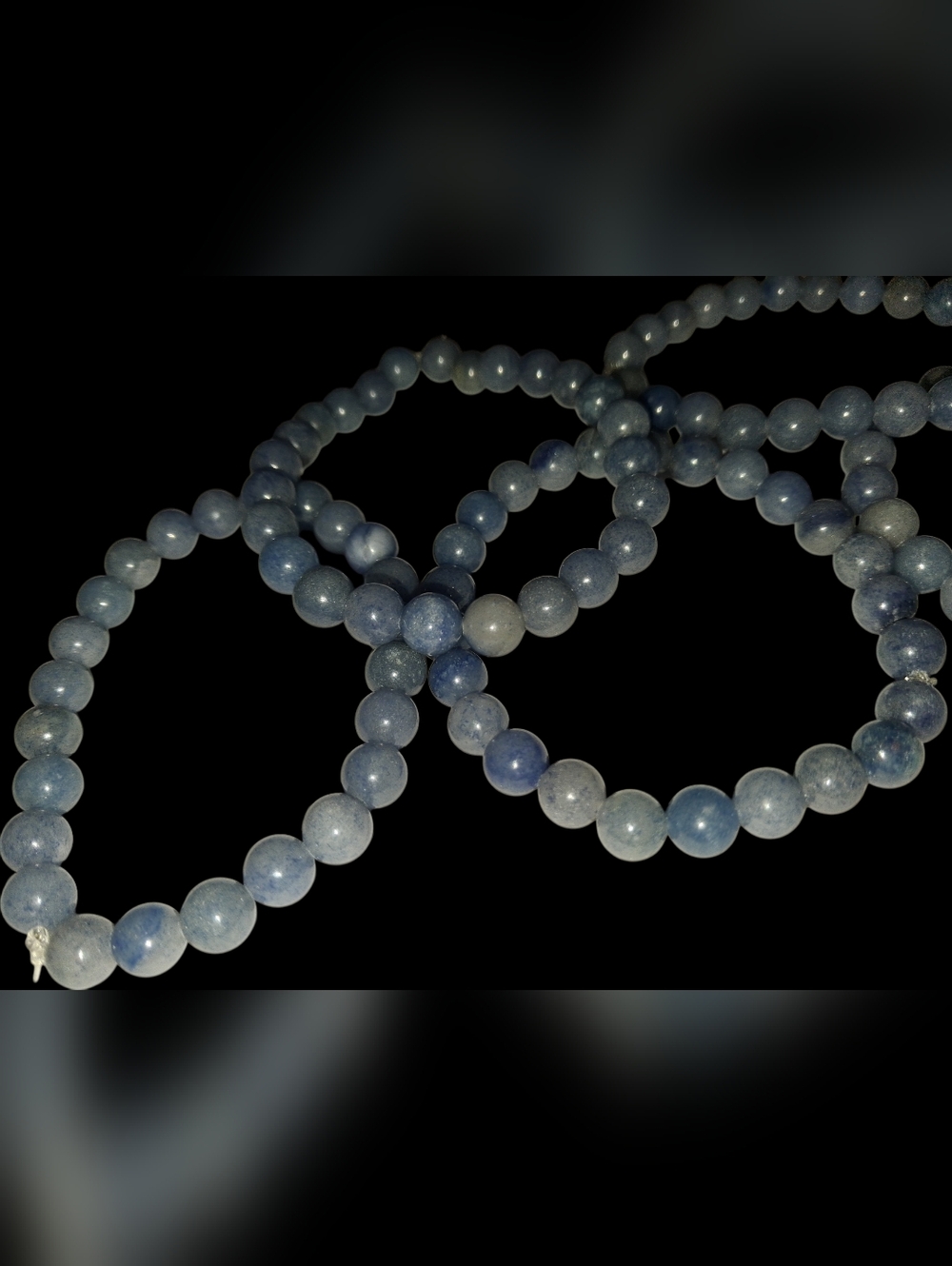 Genuine 8mm Blue Aventurine Round Bead Bracelet – Spiritual Stone of.....